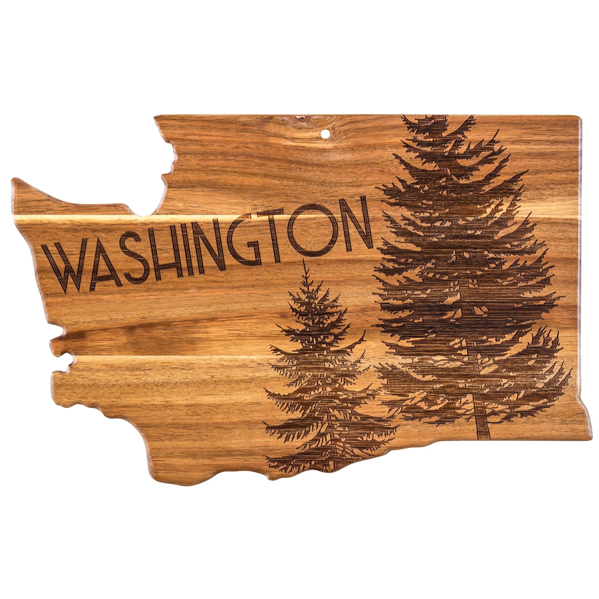 Washington, Home State Engrave, Bamboo Cutting Board, Small