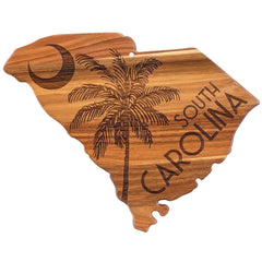 Totally Bamboo Rock & Branch® Origins Series South Carolina State Shaped Cutting & Serving Board