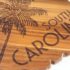 Totally Bamboo Rock & Branch® Origins Series South Carolina State Shaped Cutting & Serving Board