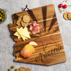Totally Bamboo Rock & Branch® Origins Series Arizona State Shaped Cutting & Serving Board