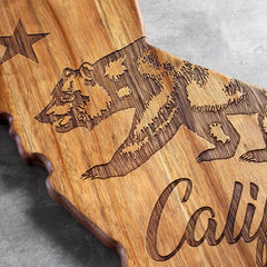 Totally Bamboo Rock & Branch® Origins Series California State Shaped Cutting & Serving Board