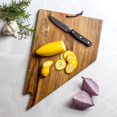 Totally Bamboo Rock and Branch® Origins Series Nevada State Shaped Cutting and Serving Board