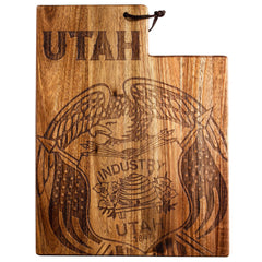 Totally Bamboo Rock and Branch® Origins Series Utah State Shaped Cutting and Serving Board