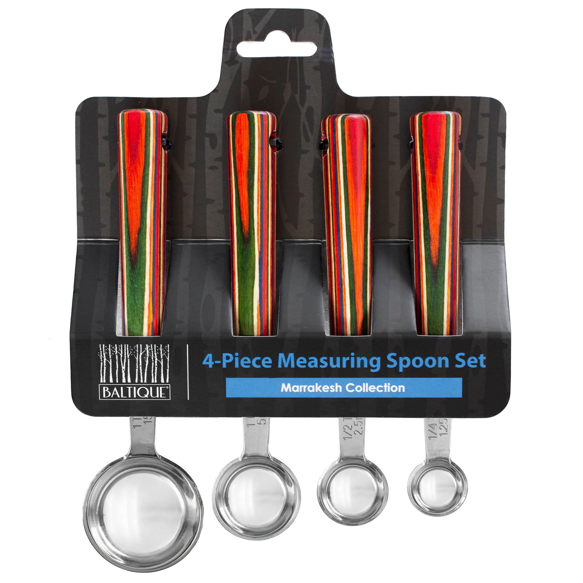 Totally Bamboo Baltique® Marrakesh Collection 4-Piece Measuring Spoon Set