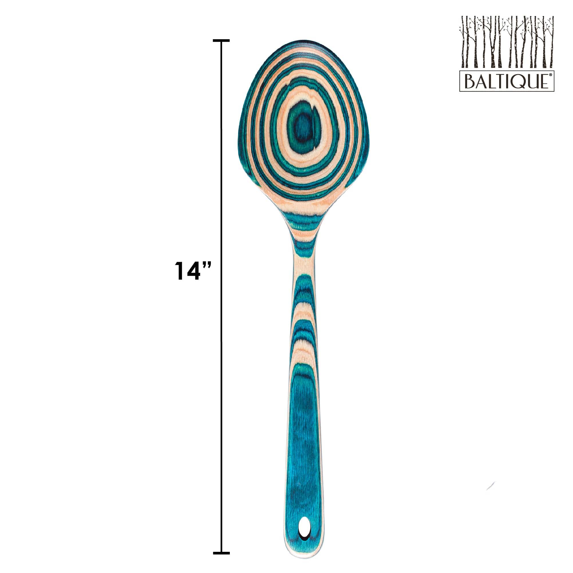 Island Bamboo 9-Inch Pakkawood Double Sided Measuring Spoon (Natural)