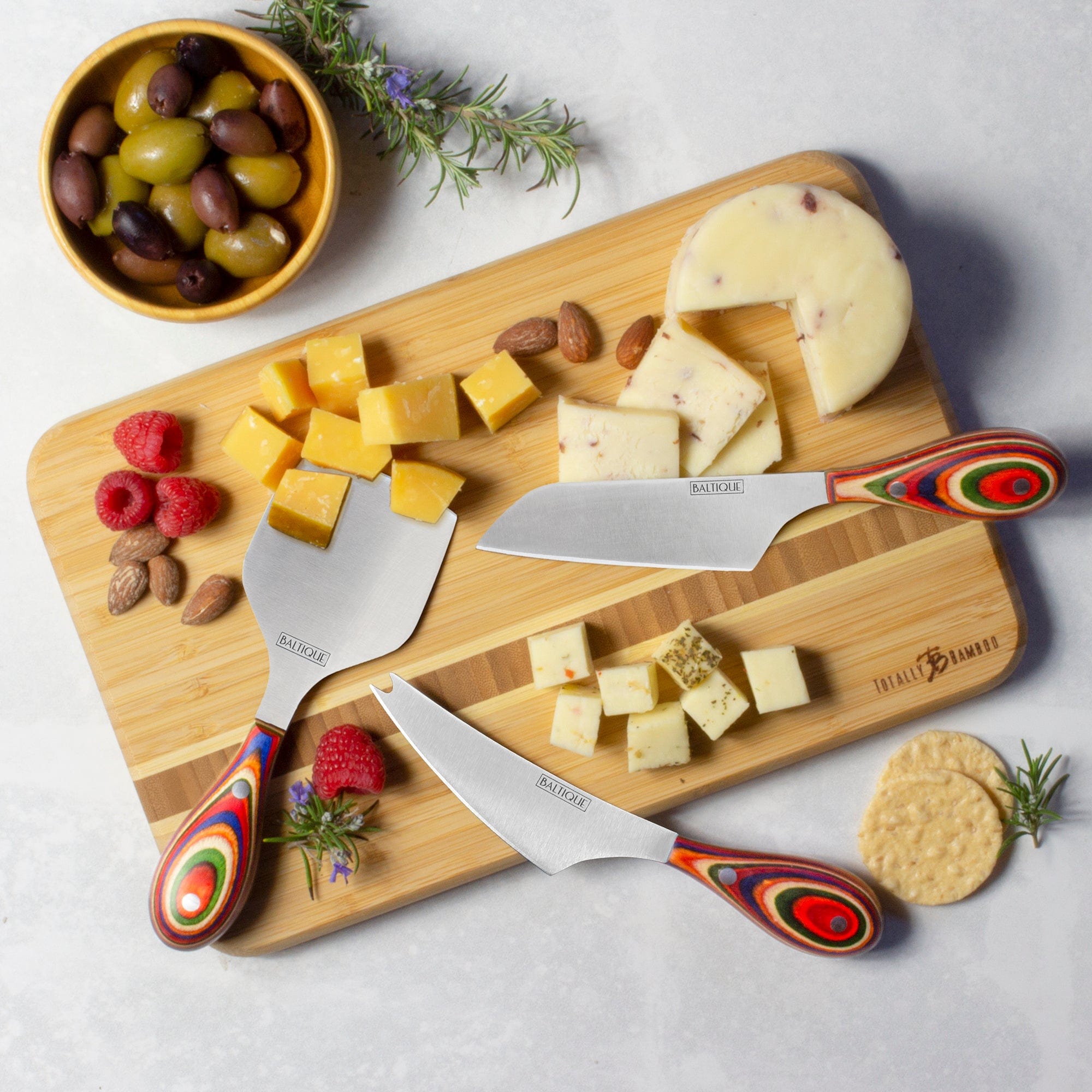 Totally Bamboo - 4-Piece Cheese Tool Set