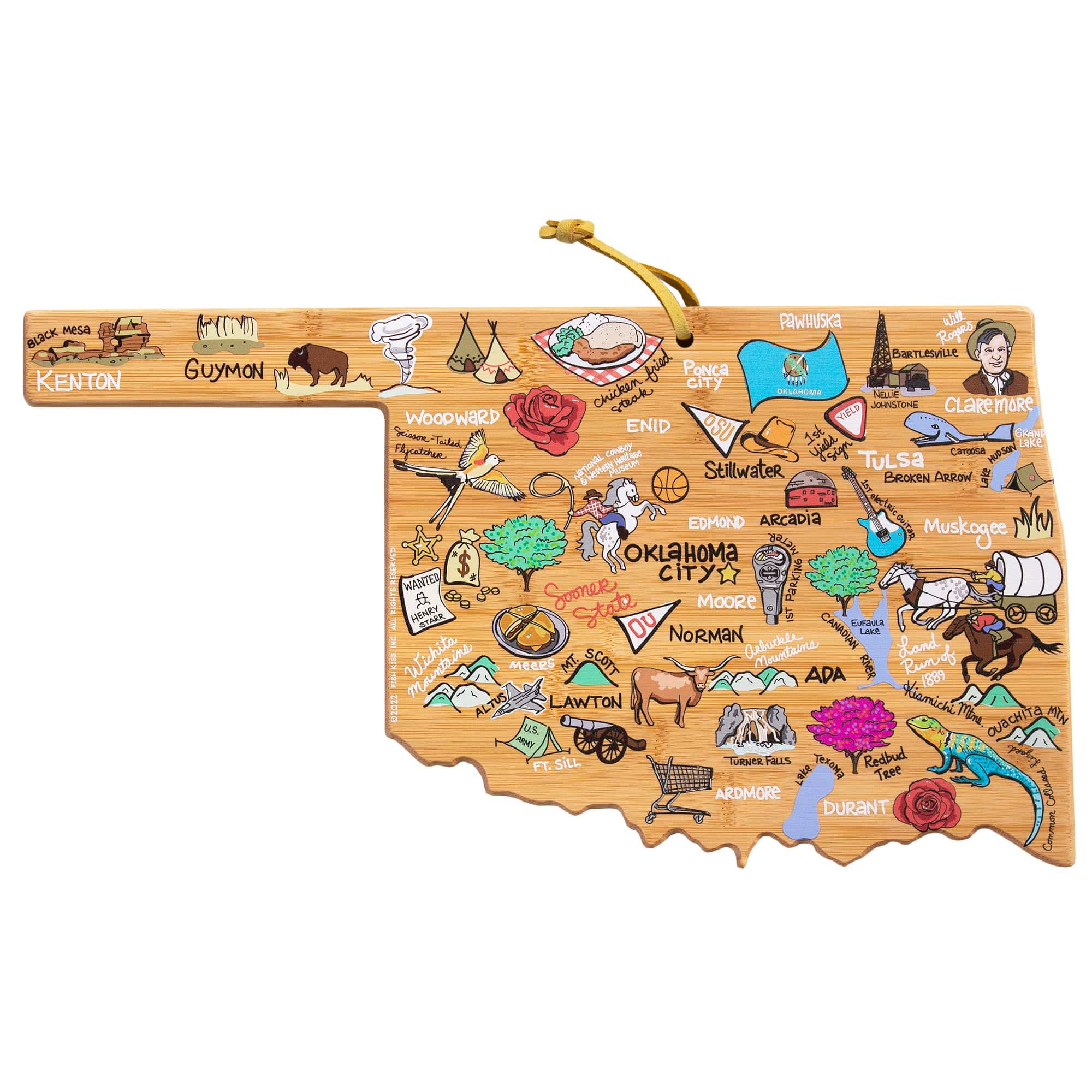 Fish cutting board / Bait cutting board (your state outline w catfish