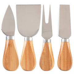 Totally Bamboo 4-Piece Cheese Tool Set