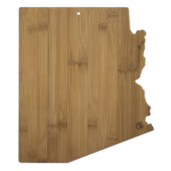 Totally Bamboo Arizona State Shaped Bamboo Serving and Cutting Board