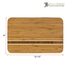 Totally Bamboo Aruba Serving & Cutting Board, 12-1/2" x 8"