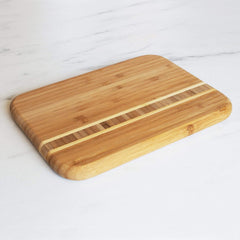 Totally Bamboo Barbados Serving & Cutting Board, 9" x 6-1/2"