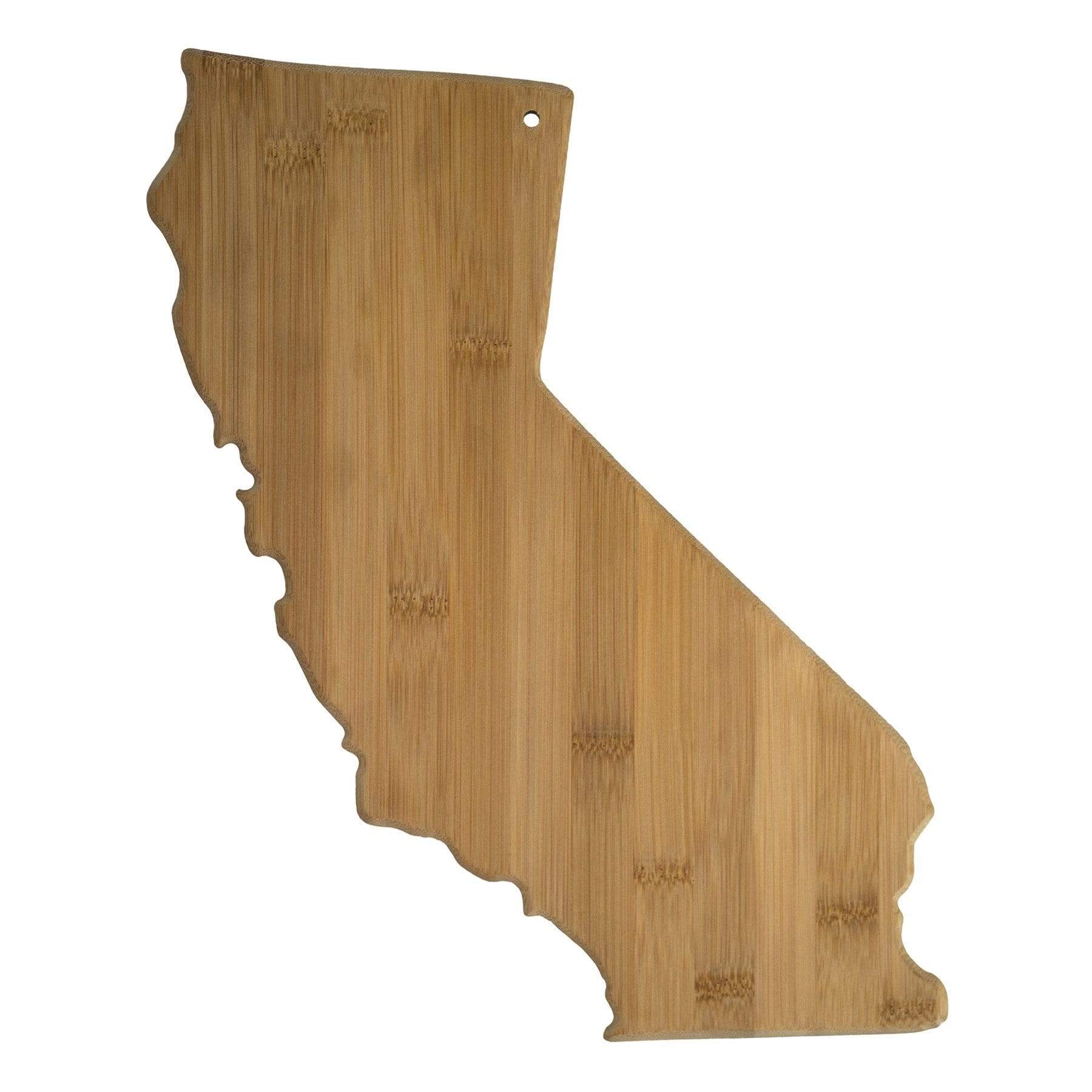 Totally Bamboo California State Shaped Bamboo Serving and Cutting Board