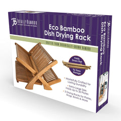Totally Bamboo Eco Collapsible Bamboo Dish Drying Rack