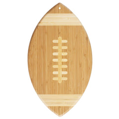 Totally Bamboo Football Shaped Serving and Cutting Board, 15" x 8-1/2"