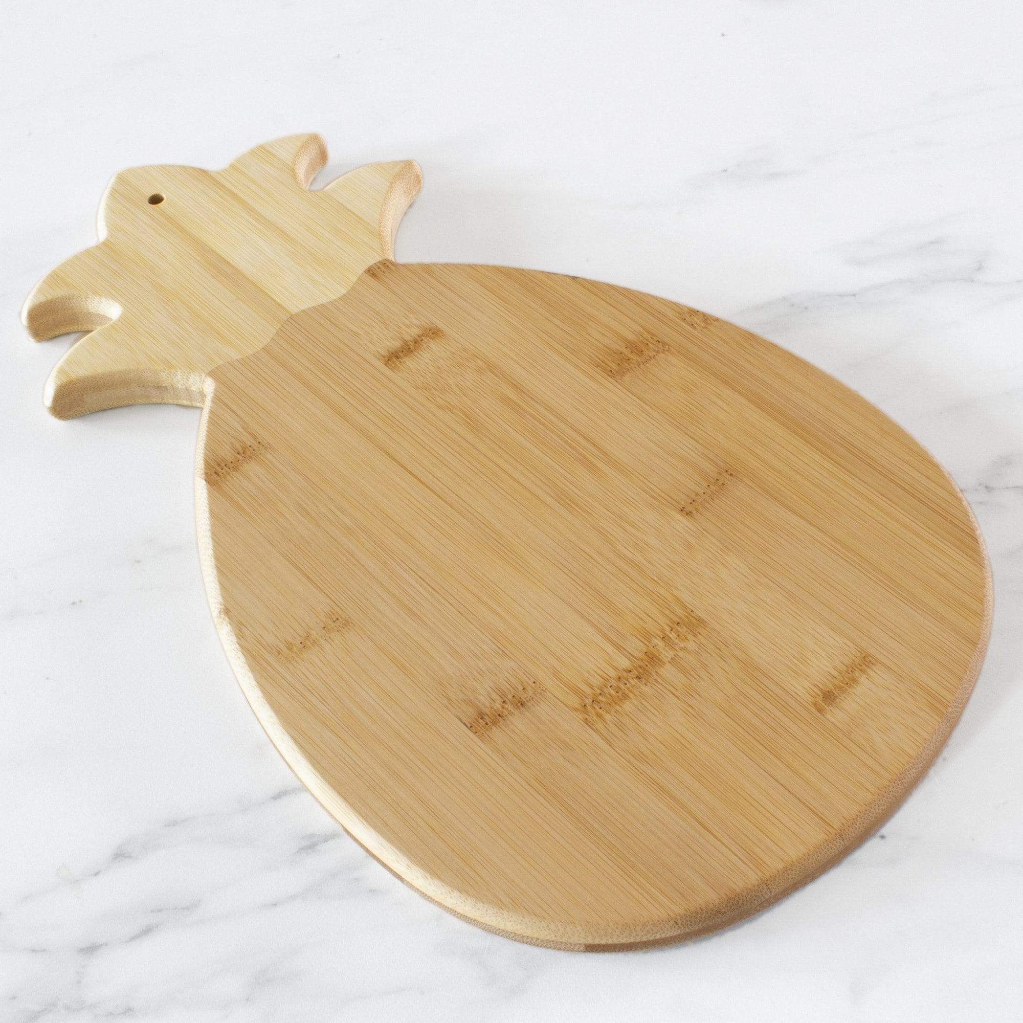  Totally Bamboo Pineapple Shaped Bamboo Wood Cutting Board and  Charcuterie Board, 14-3/8 x 7-1/2: Home & Kitchen