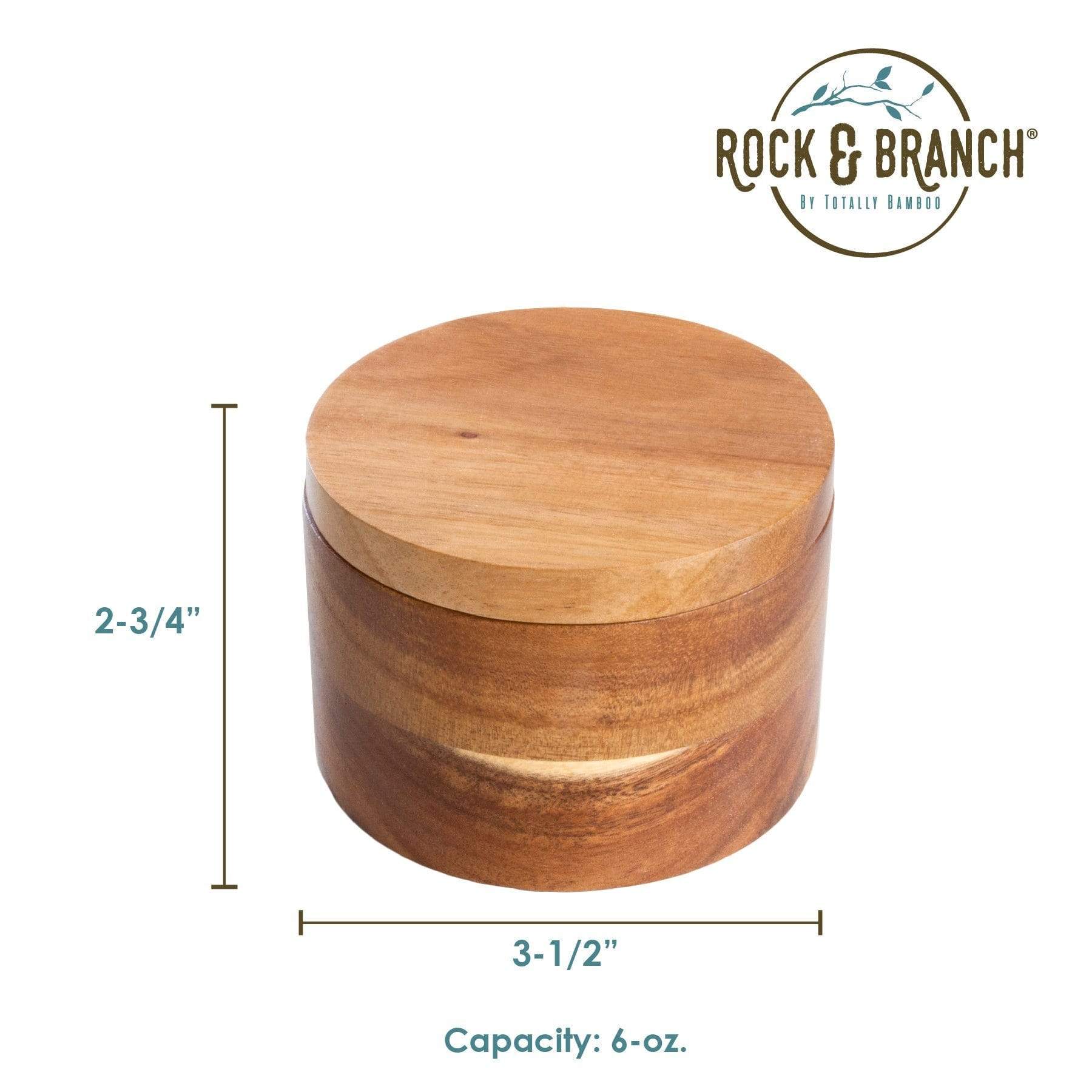 Totally Bamboo Rock & Branch® Acacia Salt Box