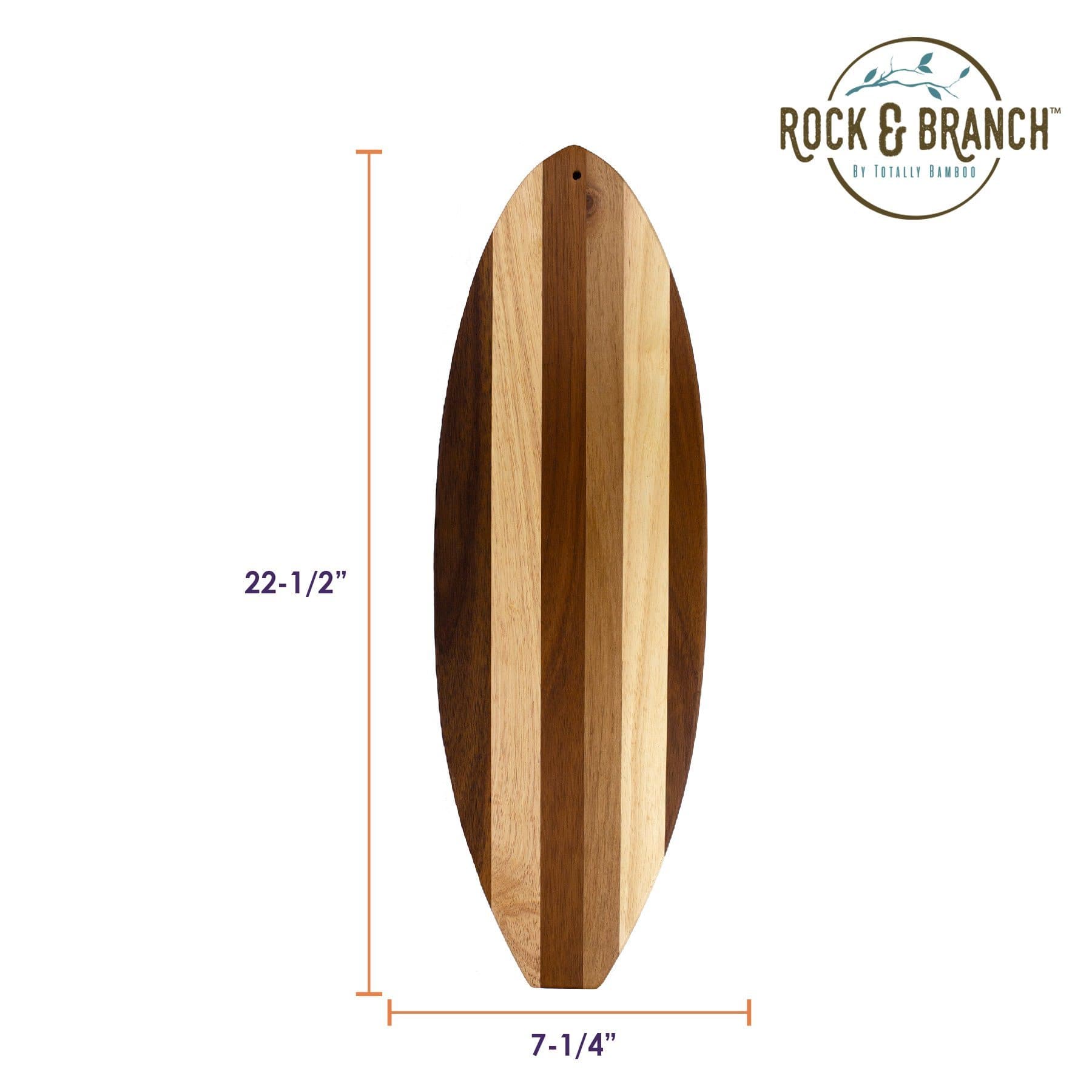 Totally Bamboo Surfboard Cutting Board