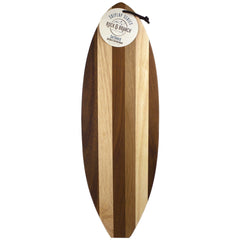 Totally Bamboo Rock & Branch® Shiplap Series Surfboard Shaped Wood Serving and Cutting Board