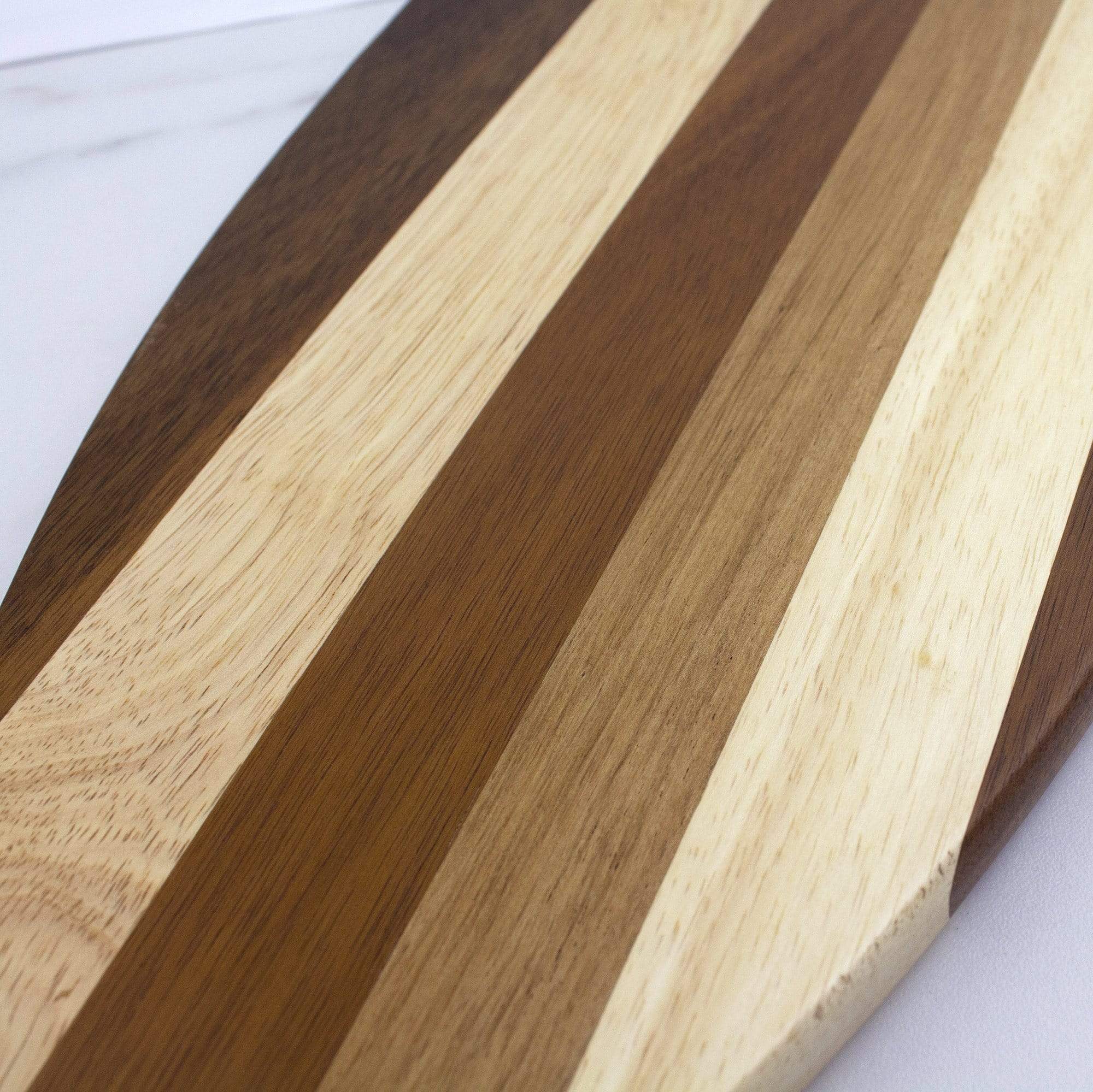 Paradise Found Surfboard Bamboo Cutting Board