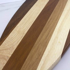 Totally Bamboo Rock & Branch® Shiplap Series Surfboard Shaped Wood Serving and Cutting Board