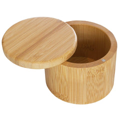 Totally Bamboo Salt Box with Magnetic Swivel Lid, 6-Oz. Capacity