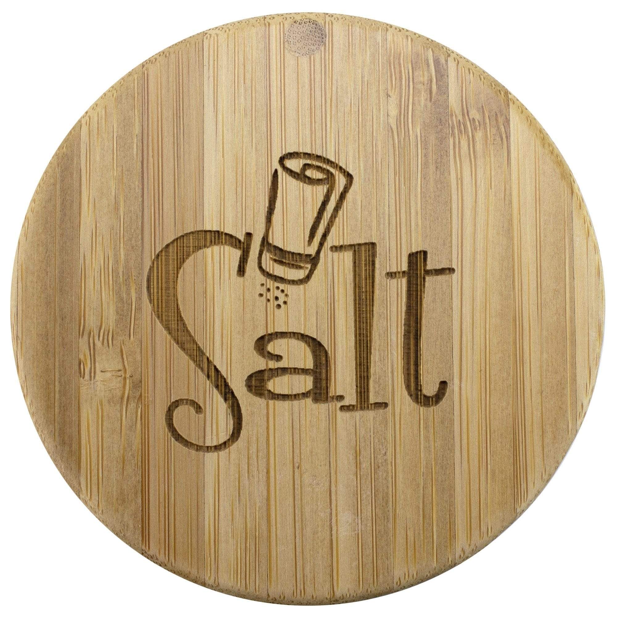 Totally Bamboo "Salt Shaker" Engraved Salt Box