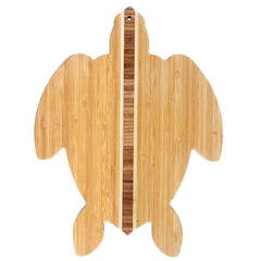 Totally Bamboo Sea Turtle Shaped Serving and Cutting Board, 14-7/8" x 11"