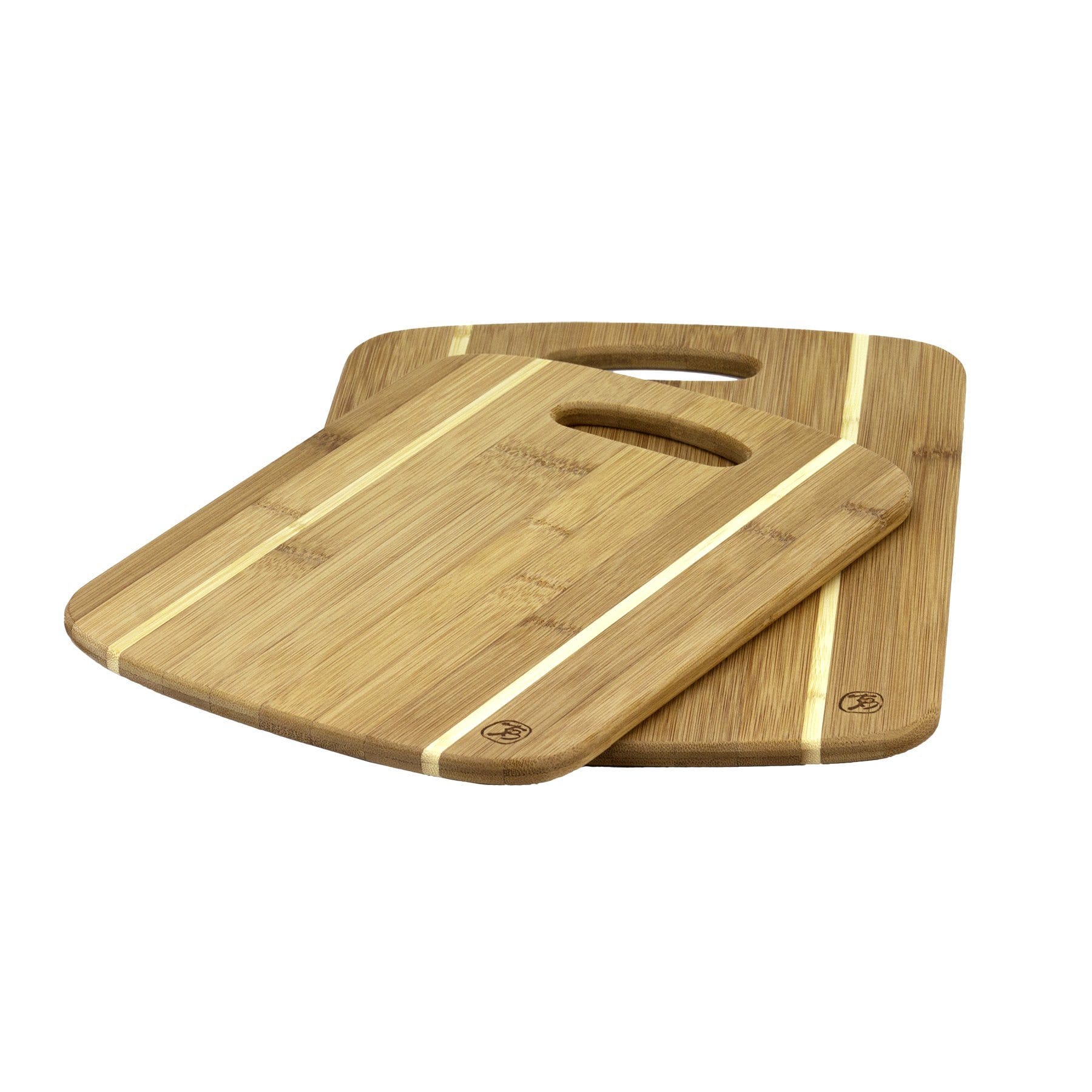 Totally Bamboo 3-Piece Bamboo Serving and Cutting Board Set, Brown