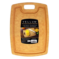 Totally Bamboo Vellum™ Wood Paper Composite Cutting Board with Juice Groove, 11-3/4" x 8-1/2" | Dishwasher Safe