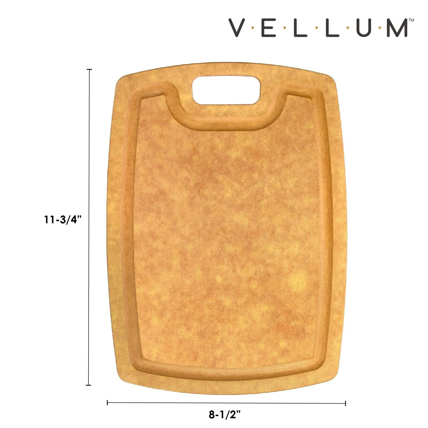 Totally Bamboo Vellum™ Wood Paper Composite Cutting Board with Juice Groove, 11-3/4" x 8-1/2" | Dishwasher Safe